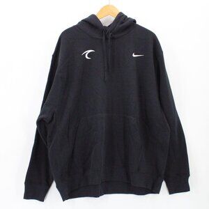 Vintage Nike X Surf Cup Hoodie Sweatshirt Men Black Pullover Drawstring Size 2XL